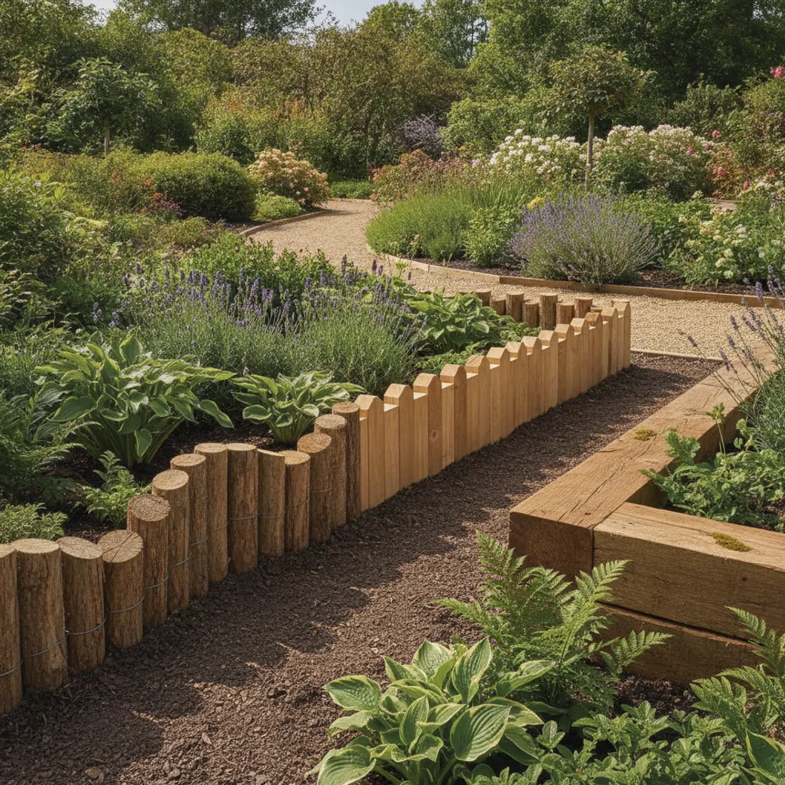 Bordure jardin bois : notre sélection