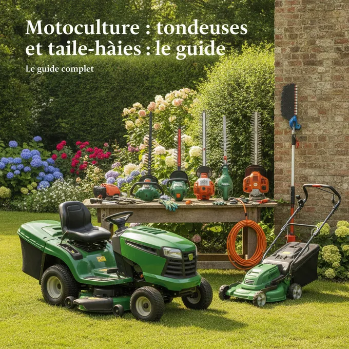 Motoculture : tondeuses et taille-haies : le guide complet