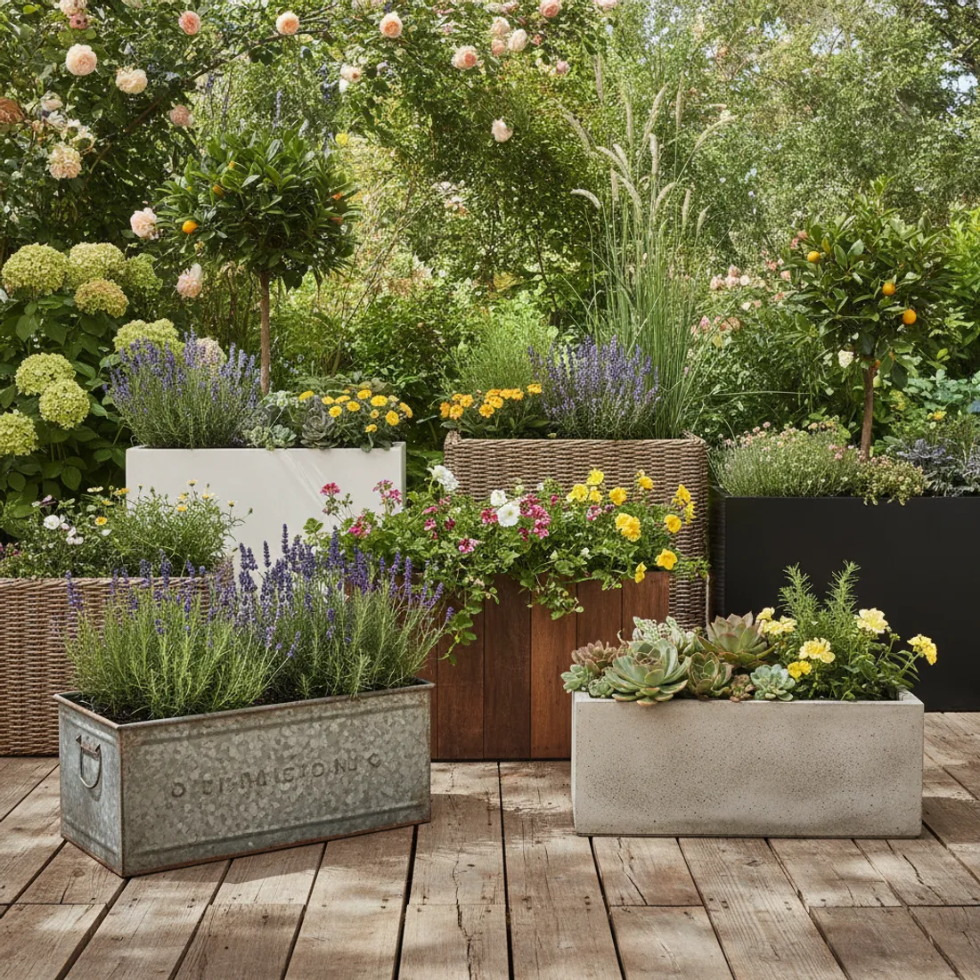 Jardinière rectangulaire : notre sélection